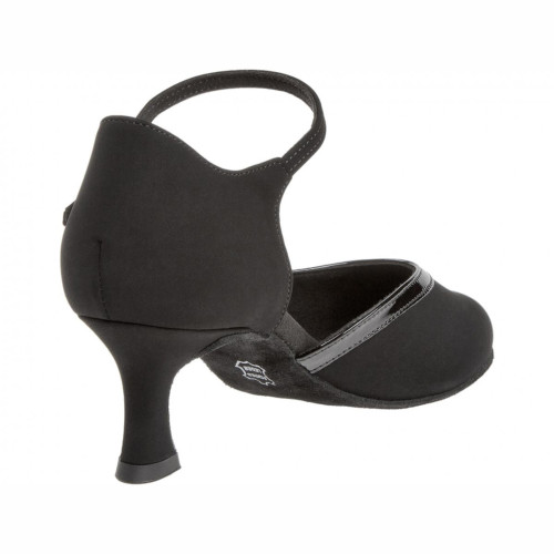 Diamant Mulheres Sapatos de Dança 049-106-106 - Nubuck Preto - 5 cm