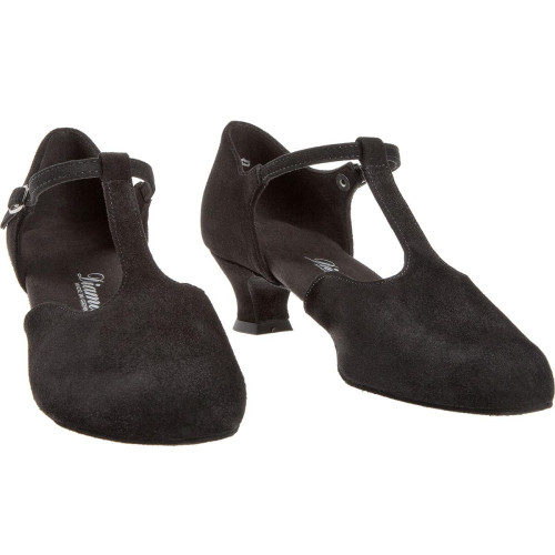 Diamant Damen Tanzschuhe 053-014-001 - Veloursleder - 4,2 cm