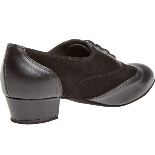 Diamant Mujeres Zapatos de Práctica 063-029-070 - Cuero/Ante Negro [UK 4,5]