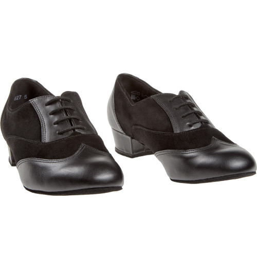 Diamant Mujeres Zapatos de Práctica 063-029-070 - Cuero/Ante Negro  - Größe: UK 6