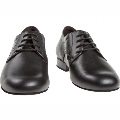 Diamant Hombres Zapatos de Baile 085-026-028 - Cuero Negro - Muy Ancho  [UK 10,5]