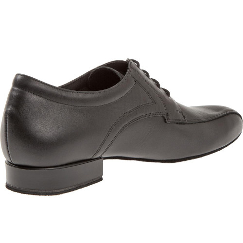Diamant Hombres Zapatos de Baile 094-025-028 - Cuero Negro - 2 cm
