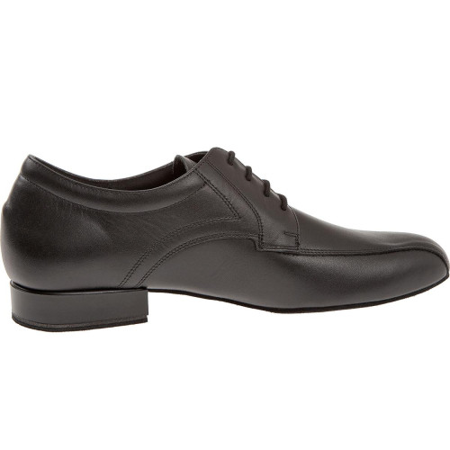 Diamant Hombres Zapatos de Baile 094-025-028 - Cuero Negro - 2 cm