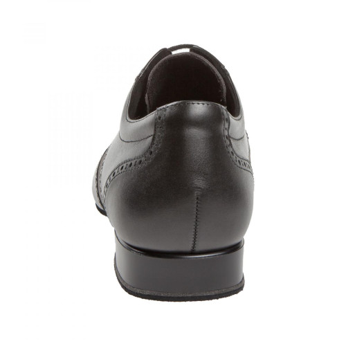 Diamant Men´s Dance Shoes 099-025-376 - Leather Black / Suede Gray - Wide  [UK 7,5]