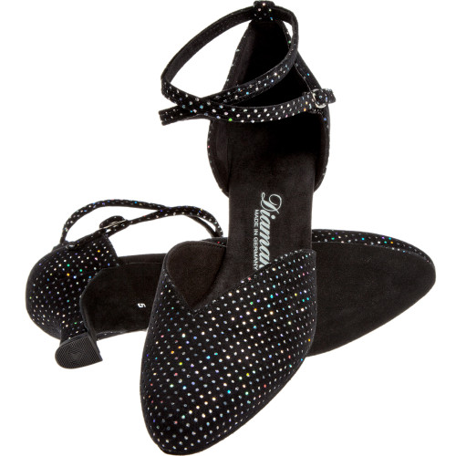 Diamant Mujeres Zapatos de Baile 105-068-155 - Terciopelo Negro