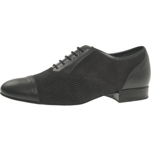 Diamant Hommes Chaussures de Danse 077-075-165 - Cuir/Suède Noir  [UK 6,5]