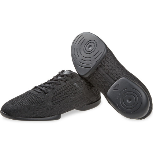 Diamant Unisex Split-Sole Dance Sneakers TUNE Black UK 6,5/EU 40/USM 7,5/USW 8,5