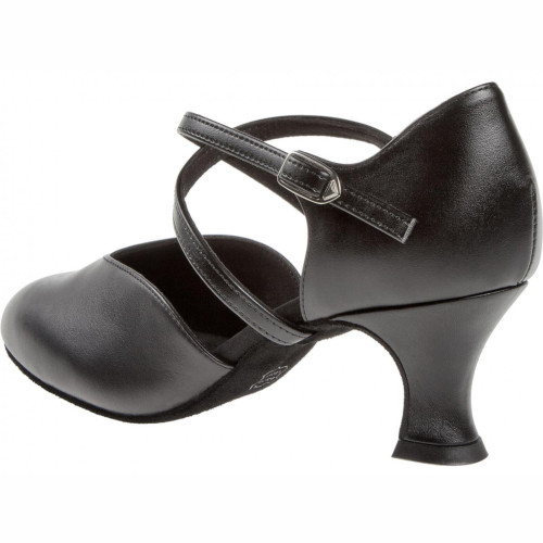 Diamant Femmes Chaussures de Danse 113-009-034 - Cuir Noir - 5,5 cm Spanish  - Größe: UK 4