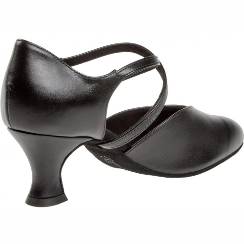 Diamant Mujeres Zapatos de Baile 113-009-034 - Cuero Negro - 5,5 cm Spanish  - Größe: UK 6