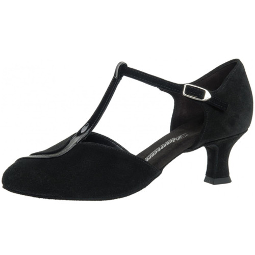 Diamant Mujeres Zapatos de Baile 068-069-008 - Ante Negro  - Größe: UK 4,5