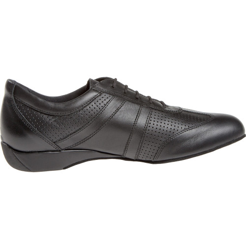 Diamant Hommes Ballroom Sneakers 133-225-042 - Cuir Noir [Large] - 2,5 cm