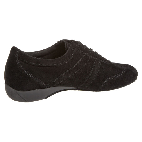 Diamant Homens Ballroom Sneakers 133-226-001 - Camurça Preto - 2,5 cm