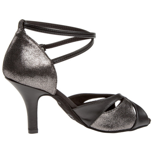Diamant Damen Tanzschuhe 141-058-420 - Schwarz/Platin