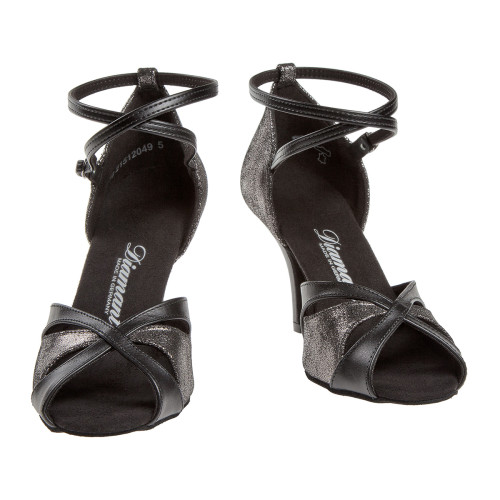 Diamant Damen Tanzschuhe 141-058-420 - Schwarz/Platin