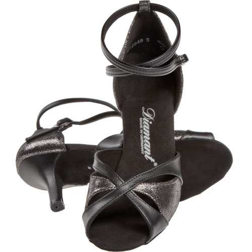 Diamant Damen Tanzschuhe 141-058-420 - Schwarz/Platin