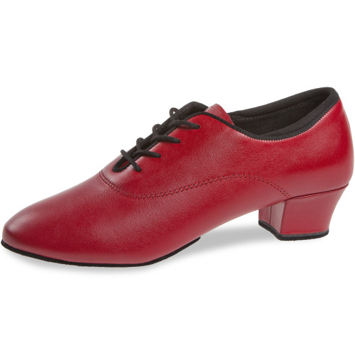 Diamant Mulheres Sapatos de dança 185-234-403-A - Pele Vermelha - 3,7 cm