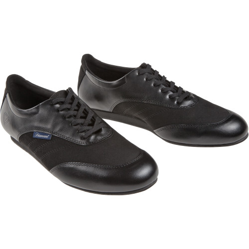 Diamant Hommes Social Dance Sneakers 191-425-380-V - Cuir Noir - VarioSpin