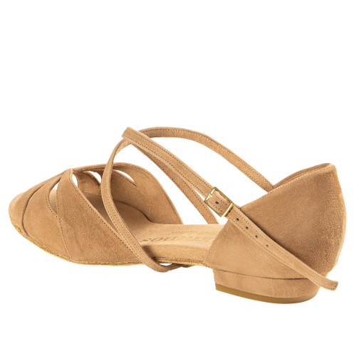 Rummos Dames Dansschoenen Lola - Nubuck LigBruin - Medium (Normaal) - 20 Blok - EUR 38