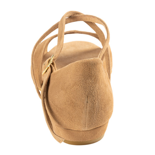 Rummos Dames Dansschoenen Lola - Nubuck LigBruin - Medium (Normaal) - 20 Blok - EUR 38