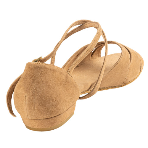 Rummos Dames Dansschoenen Lola - Nubuck LigBruin - Medium (Normaal) - 20 Blok - EUR 38