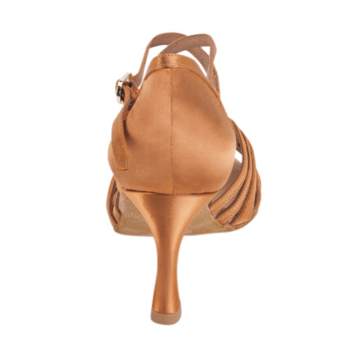 Rummos Donne Scarpe da Ballo Elite Celine 048 - Material: Satin Dark Tan - Weite: Normal - Absatz: 60R Flare - Größe: EUR 37