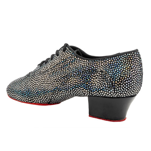 Rummos Damen Trainerschuhe R377 - Leder/Nubuck Schwarz Glitzer - Normal - 45 Cuban - EUR 38.5