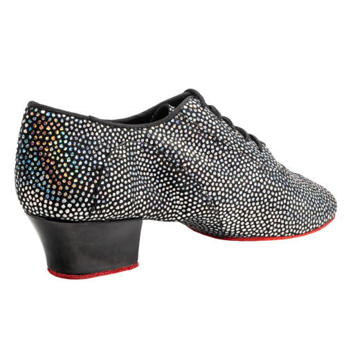 Rummos Damen Trainerschuhe R377 - Leder/Nubuck Schwarz Glitzer - Normal - 45 Cuban - EUR 38.5