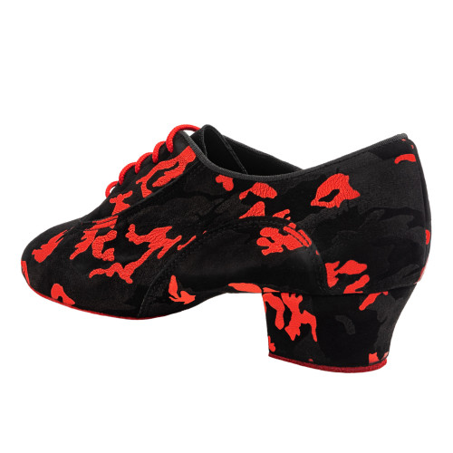 Rummos Damen Trainerschuhe R377 - Leder/Nubuck Schwarz/Rot - Normal - 45 Cuban - EUR 40,5