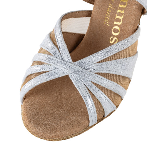 Rummos Donne Scarpe da Ballo R530 - Pelle Argento Cuarzo - Medium (Normale) - 60R Flare - EUR 38