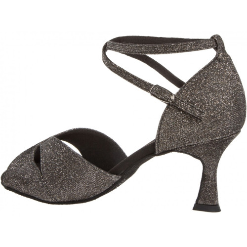 Diamant Mulheres Sapatos de dança 181-087-510 - Brocado Bronze - 6,5 cm Flare  - Größe: UK 5,5