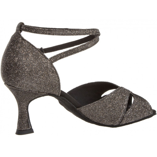 Diamant Women´s dance shoes 181-087-510 - Brocade Bronze - 6,5 cm Flare  - Größe: UK 5
