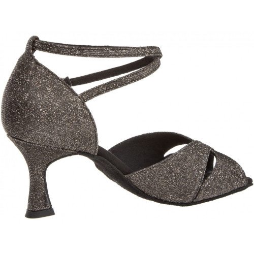 Diamant Mujeres Zapatos de Baile 181-087-510 - Brocado Bronce - 6,5 cm Flare  - Größe: UK 5,5