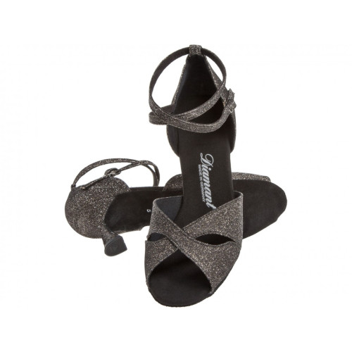 Diamant Mujeres Zapatos de Baile 181-087-510 - Brocado Bronce - 6,5 cm Flare  - Größe: UK 5,5