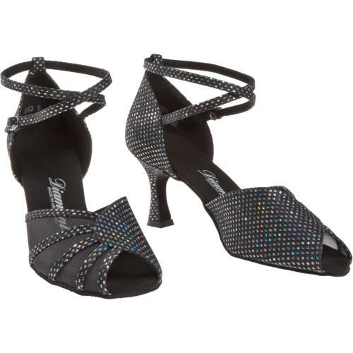 Diamant Sapatos de Dança 020-087-183 - Têxtil/Mesh - 6,5 cm Flare  - Größe: UK 5