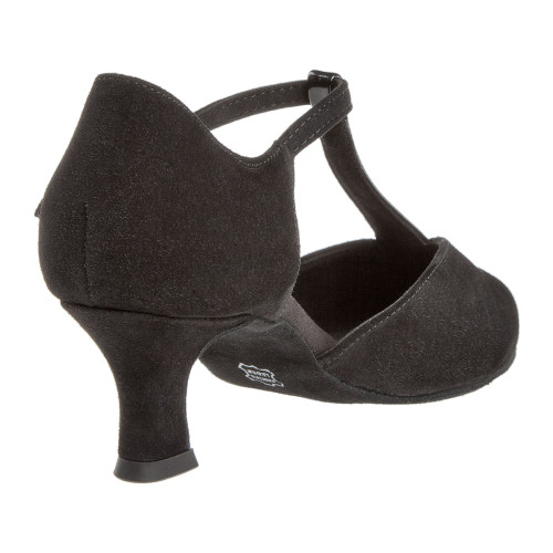 Diamant Mujeres Zapatos de Baile 068-069-008 - Ante Negro  - Größe: UK 3,5