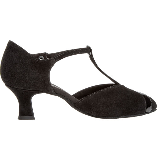 Diamant Femmes Chaussures de Danse 068-069-008 - Suède Noir  - Größe: UK 4,5