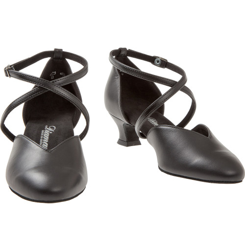 Diamant Femmes Chaussures de Danse 107-013-034 - Cuir Noir - 4,2 cm Spanish  - Größe: UK 7