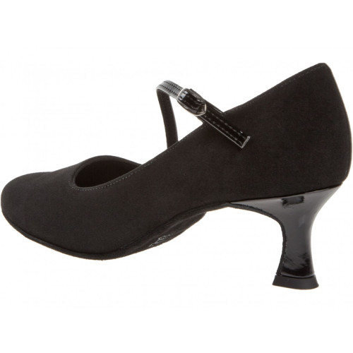 Diamant Women´s dance shoes 174-106-008 - Black Suede - 5 cm Flare [UK 3]