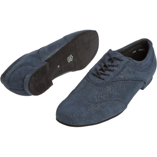 Women´s dance shoes 183-005-537 - Suede Dark Blue - 1,2 cm