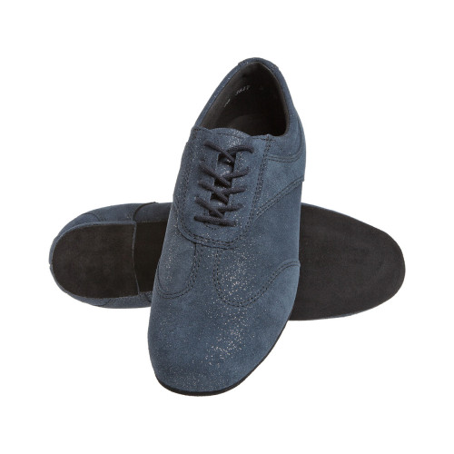 Women´s dance shoes 183-005-537 - Suede Dark Blue - 1,2 cm