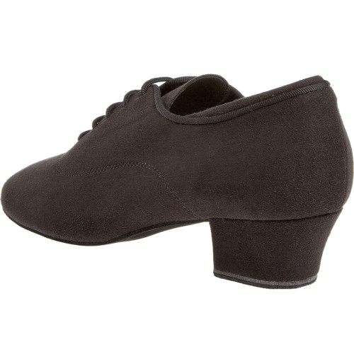 Diamant Sapatos instrutor de dança 140-034-335-A - Microfibra Preto - 3,7 cm Cuban [UK 6,5]