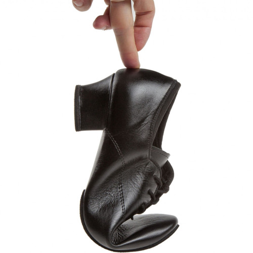 Diamant Ladies Practice Shoes 185-234-560-A - Black Leather - 3,7 cm