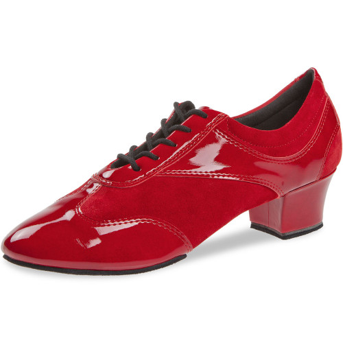 Diamant Femmes VarioPro Chaussures d'entraînement 188-134-589 - Cuir velours/vernis Rouge - 3,7 cm