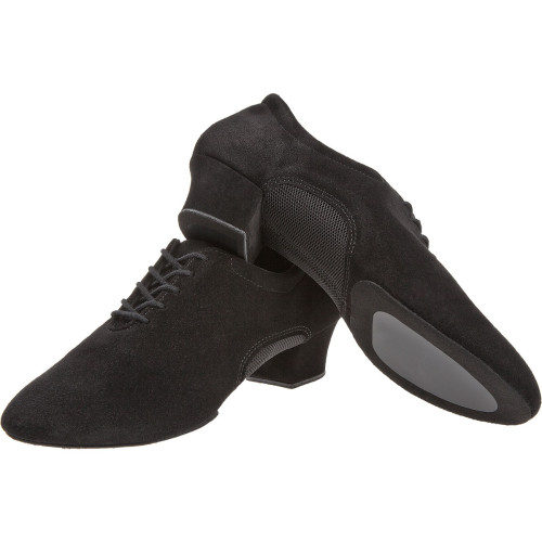 Diamant Mens Dance Shoes 163-124-577 - Leather/Mesh Black UK 7,5 - EU 41 - US 8,5