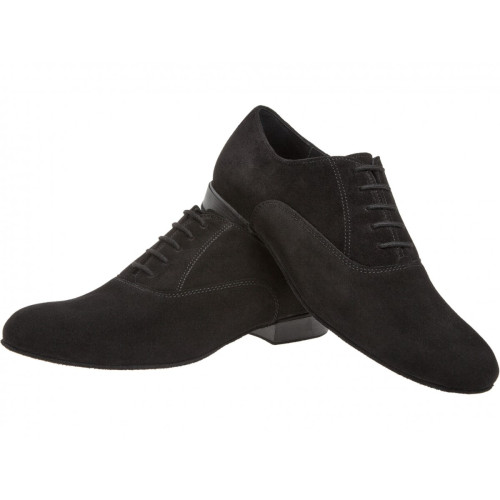 Diamant Homens Sapatos de dança 180-025-001 - Camurça Preto - Bequem   - Größe: UK 8