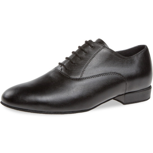 Diamant Homens Sapatos de Dança 180-075-028 - Cuoro Preto - 2 cm