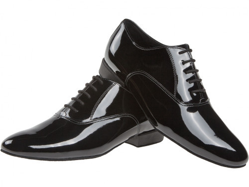 Diamant Mens Dance Shoes 180-075-038 - Patent Black   - Größe: UK 8