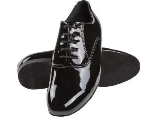 Diamant Hommes Chaussures de Danse 180-075-038 - Vernis Noir   - Größe: UK 10