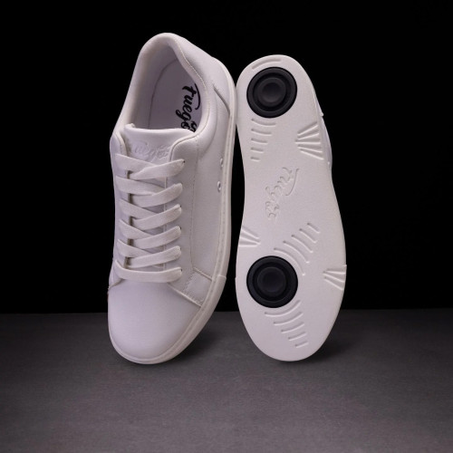 Fuego Unisex Low-Top Dance Sneakers White - Misura: US M7/W8