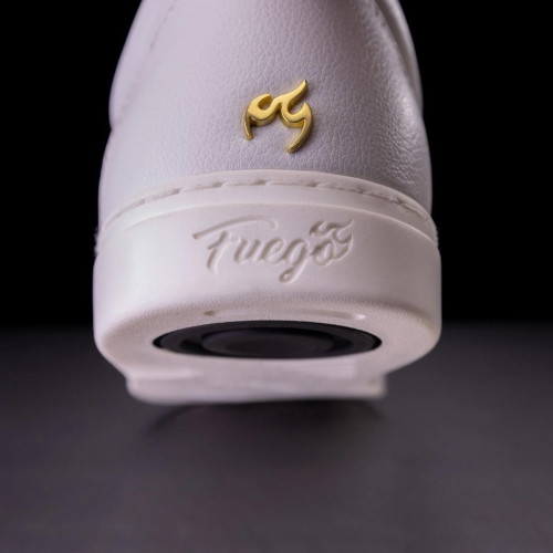 Fuego Unisex Low-Top Dance Sneakers White - Misura: US M7/W8